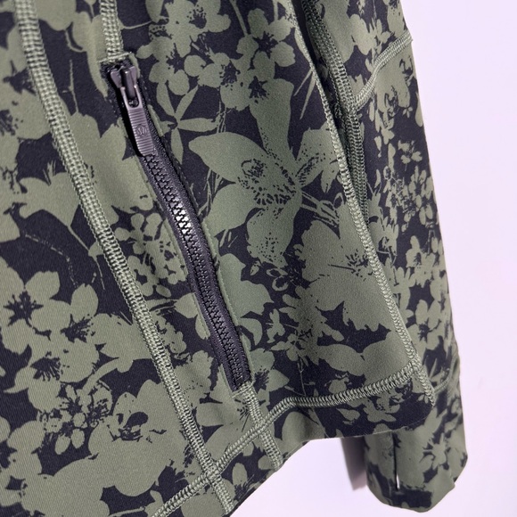 Lululemon Define Jacket Efflorescent Barracks Green Black Size 4 Luon W4AQCS - Picture 13 of 16